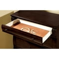 thumbnail image 4 of Furniture of America Nielene Transitional 5-Drawer Chest, Cherry, 4 of 5