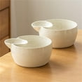 thumbnail image 4 of Ceramic Divided Serving Bowl Set with Dip Compartment - Portion Control Dish for Chips, Dumplings & Veggies | Microwave Safe Party Appetizer Set, 4 of 9