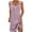 Pink, variant on LYEAA Women's Casual Dresses Midi Length Plus Size V Neck Sleeveless Elegant Dresses Striped Dressy Fitted Pullover Dresses Comfort Vacation Dresses Blue M
