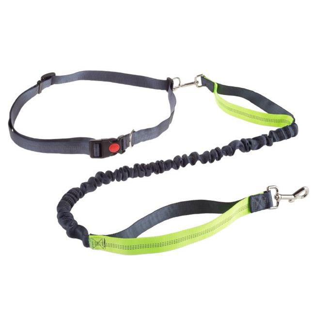 for Running Shock Absorbing Prosper Pets Hands Free Dog Leash Adjustable Waist Belt Extendible Bungee Dual Handle Running Leash Jogging or Walking Lifetime Warranty