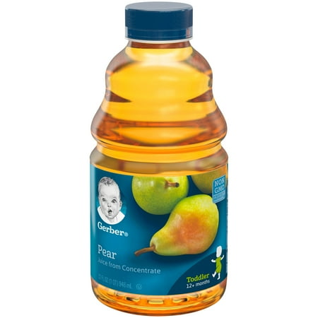 Gerber Pear Juice 32 fl. oz. Bottle (Best First Juice For Baby)