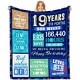 thumbnail image 1 of LHSHID 19 Year Old Boy Gift Ideas BlanketGifts for 19 Year Old BoysBoys Age 19 GiftsPresents for 19 Year Old Boys19th Birthday Decorations for BoysSoft Throw Blanket 60"x80", 1 of 7