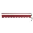 thumbnail image 4 of Awntech 8' x 6.5' Maui Right Motor Right Motorized Patio Retractable Awning, Burgundy, 4 of 6