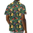 thumbnail image 6 of KUIFORTI Couple Matching Outfits Parrot Tropical Floral Lightweight Husband and Wife Clothing Washable Mens Shirts Casual with Soft Fabric Fashionable Fit for Outdoor Picnic, 6 of 7