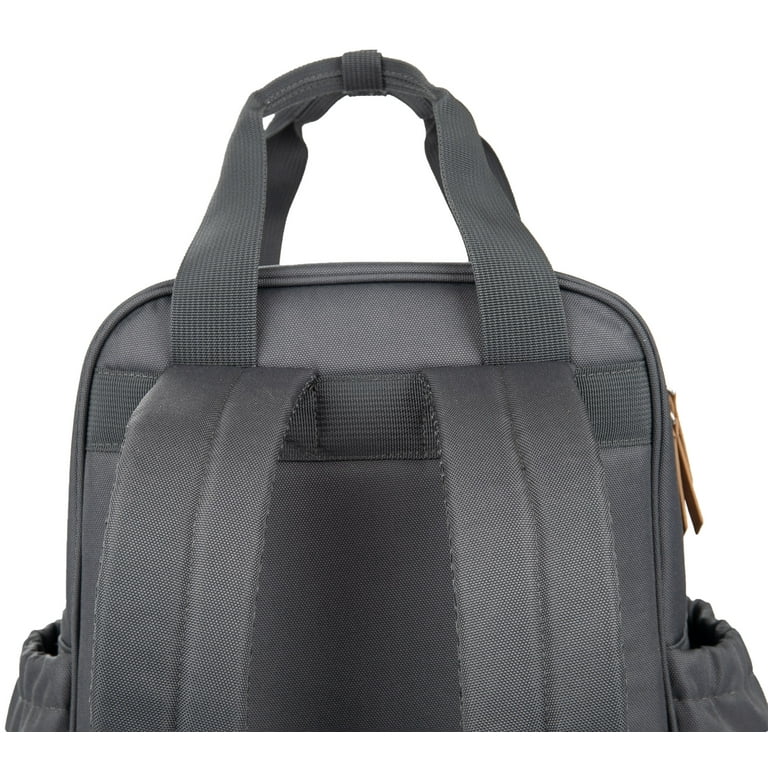 Baby essentials grey heather diaper best sale backpack