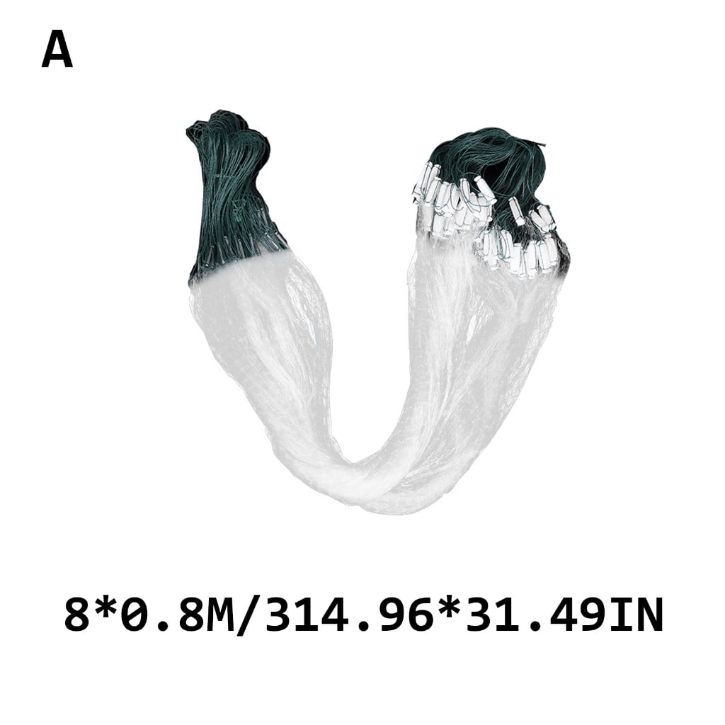 10Pcs Easy Throw Fly Fishing Net Portable Cast Fish Cage Fishing Casting Net Float Monofilament Gill Net Enduring
