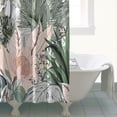 thumbnail image 4 of Waterproof Vintage Flowers Rustic Shower Curtain 72x72 Inch Boho Style Polyester Unique Shower Curtain for Bathroom Hotel Home Decor with 12 Plastic Hooks, 4 of 5