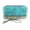 Turquoise Blue, variant on Womens Wallet Flower Zipper Pocketbook Floral Wristlet Black Brown Turquoise