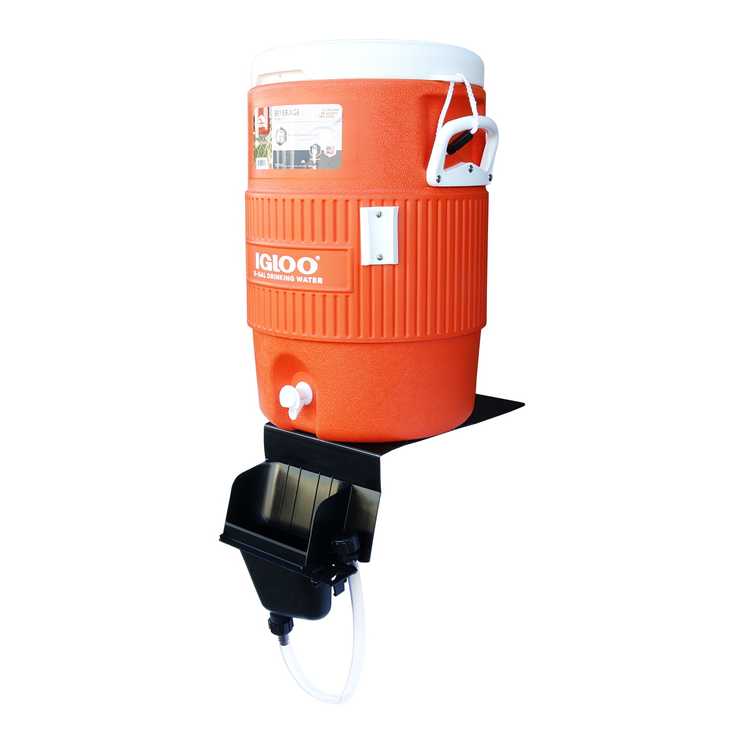 Igloo 42316 5 Gallon Seat Top Beverage Cooler - Orange