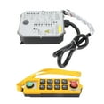 thumbnail image 3 of Caja de botones para interruptor de elevación con control remoto de grúa, controlador a prueba de agua para máquina de 24 V, 3 of 12