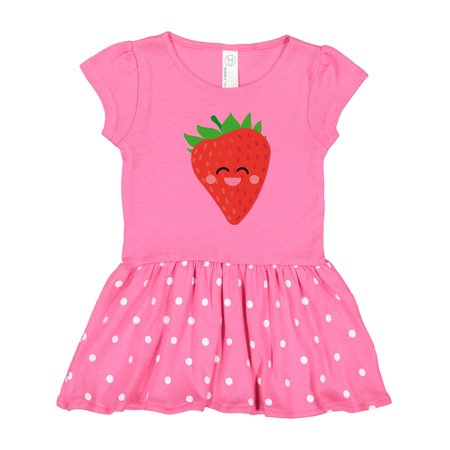 

Inktastic Strawberry Kawaii Gift Toddler Girl Dress
