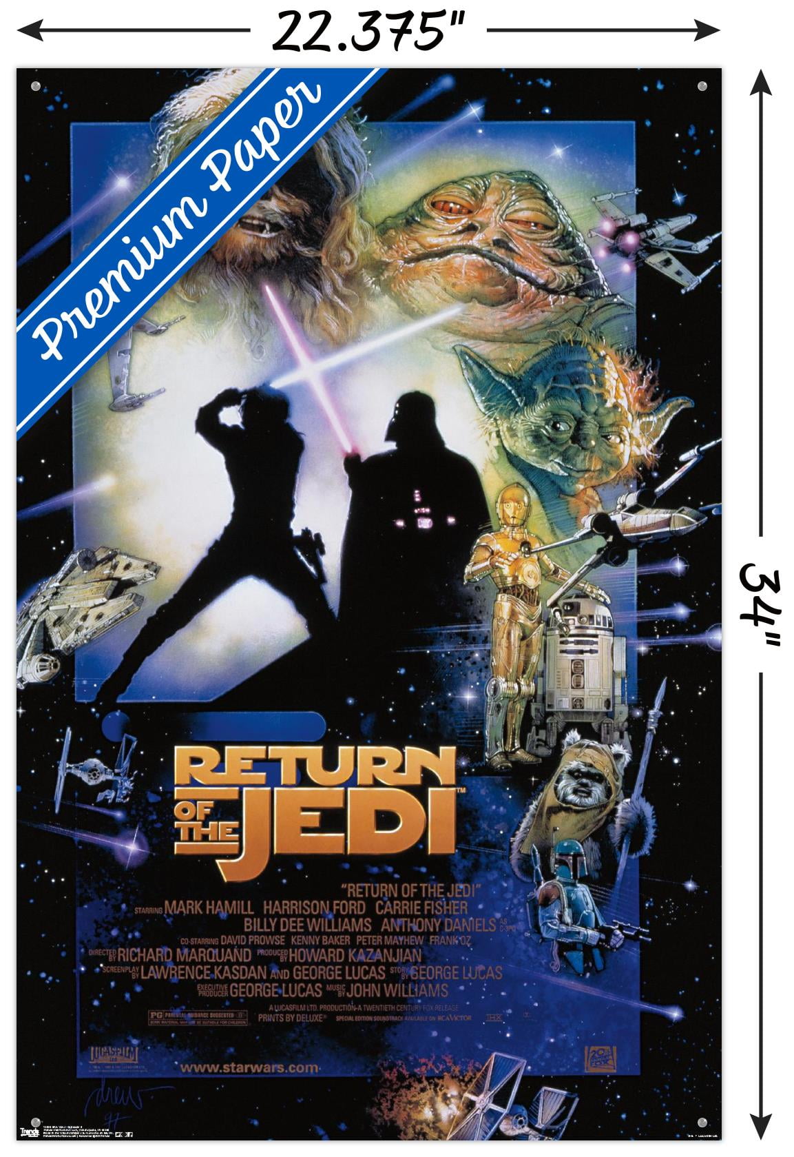 キャラクターシーツ　STARWARS RETURN OF JEDI ヴィンテージ Star Wars: Episode VI - Return of the Jedi Vintage US One