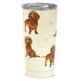 thumbnail image 3 of Collections Etc Dog Breed-specific Double-wall Insulated Tumbler - 20 oz. - 3 1/2"Dia. x 7"H Grey, 3 of 5