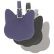 thumbnail image 1 of 3pcs Luggage Tag PU Leather Travel Tag Hanging Luggage Tag Travel Suitcase Tag, 1 of 3