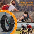 thumbnail image 4 of Reloj Inteligente Militar Para Hombre, Impermeable Y Parlant, 4 of 8
