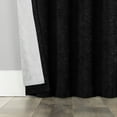 thumbnail image 6 of Sun Zero Isidora Velvet Magnetic Closure 100% Blackout Grommet Curtain Panel, 40"W x 96"L, Black, 6 of 10