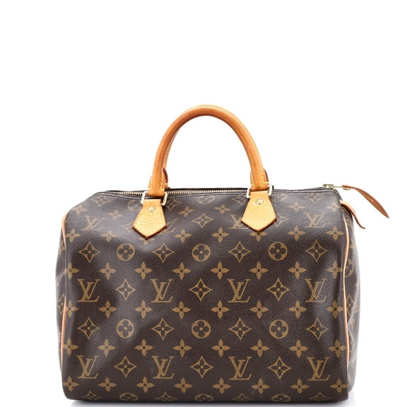 Pre-Owned Speedy Handbag Monogram Canvas 30 By Rebag
