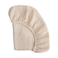 thumbnail image 3 of Milaget Fitted Bassinet Sheet Newborn Girl Boy for Rectangle Oval Hourglass Mattress Beige, 3 of 9
