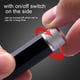 thumbnail image 4 of Luz de Cielo Estrellado de Techo de Coche Ajustable, Proyector de Ambiente Románico USB, Lámpara Decorativa para Interior de Coche, Aleación de Aluminio, Luz Azul Púrpura, 4 of 7