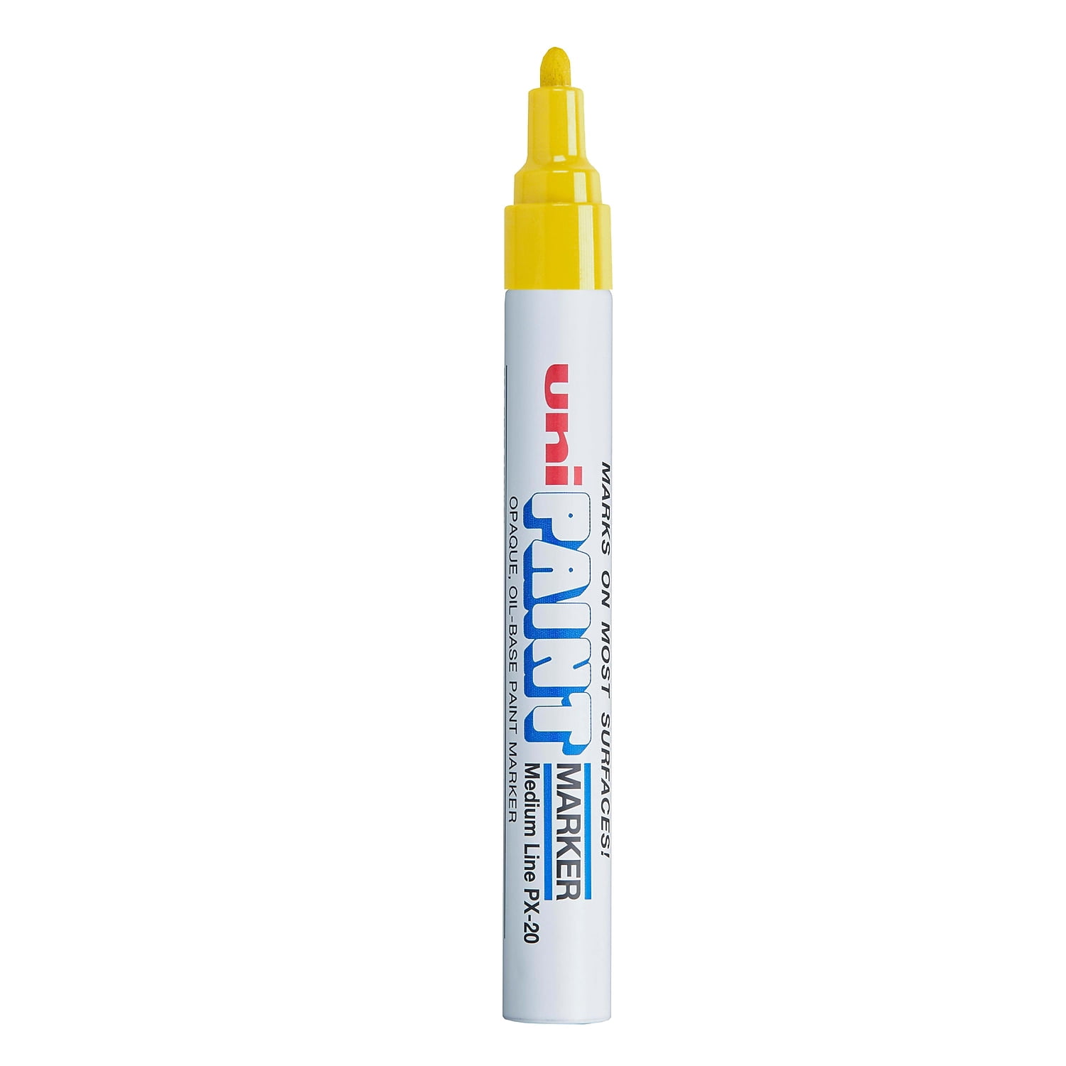 Uni Paint Marker Bullet Point Yellow Dozen 63605DZ