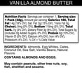 thumbnail image 3 of RX Nut Butter Gluten-Free Vanilla Almond Butter, Protein Snack, 1.13 oz, 3 of 9