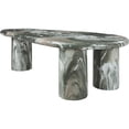 thumbnail image 4 of Pemberly Row Contemporary Green Indoor/Outdoor Concrete Coffee Table, 4 of 8