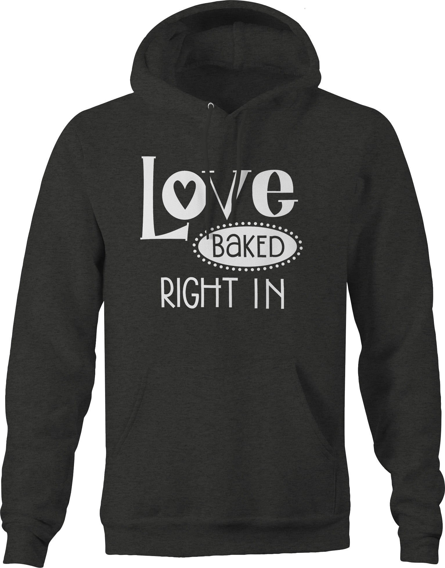 Baking Love baked right in heart food dessert Sweatshirt for Men Small
