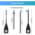 thumbnail image 4 of SUP Paddle Board Paddle - Rame de Paddleboard Réglable 4 Pcs Flottant Aluminium SUP Kayak, 4 of 5