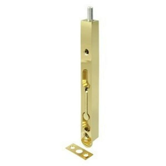 7 in. Zinc Flush Bolt