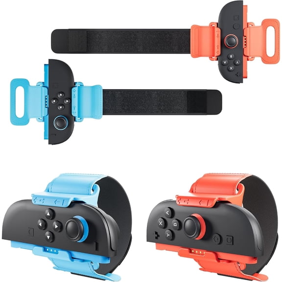 Blue Orange Wrist Band for Switch 2(2025), Adjustable Hand Strap for Switch 2 Sport Games, Skin-Friendly Accessories Compatible with Switch 2 Joycon Fit for Kid and Adult