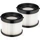 thumbnail image 2 of Paquete de 6 filtros HEPA de repuesto 49-90-0160 para aspiradora compacta 49-90-0160 0882-20, color negro, 2 of 5