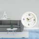 thumbnail image 2 of Figura de escritorio,Escultura abstracta de pensador para decoración de oficina y hogar.,Reloj de pared,Reloj de pared decorativo,moderno y elegante.,Reloj de pared redondo silencioso y sin, 2 of 8