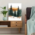 thumbnail image 5 of Qisvanset 12x16 Inch 2D Flat Framed Canvas Art, Winter Holiday Bible Verse Religious Wall Art Seasonal Home Decor Gift, 5 of 5