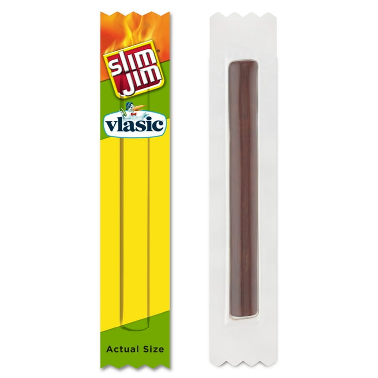 Slim Jim Smoked Meat Sticks, Vlasic Dill Pickle Flavor, 6g Protein
