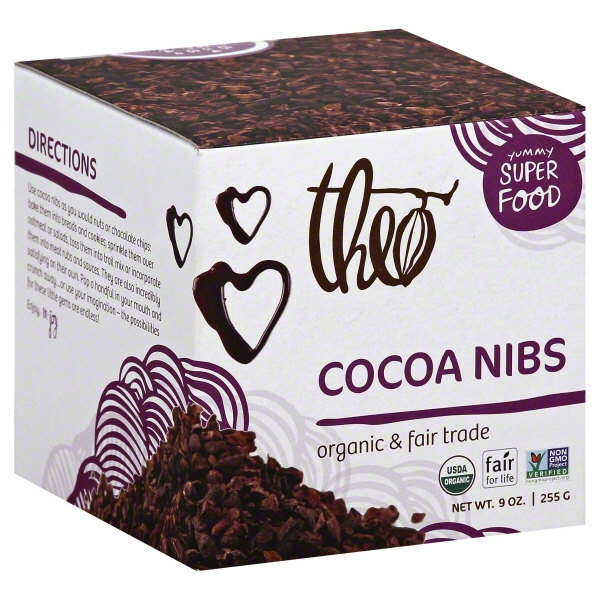 Theo Chocolate Theo Cocoa Nibs, 9 oz