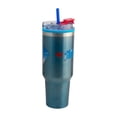 thumbnail image 3 of Termo Alto Doble Pared Con Asa Y Popote, Diseño Super Man La Película, Termo Metalizado Azul, Capacidad 1. 2 L, 3 of 8