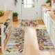 thumbnail image 5 of Juego de alfombras de cocina Vaukki Boho, 3 piezas, lavables y antideslizantes, 5 of 9