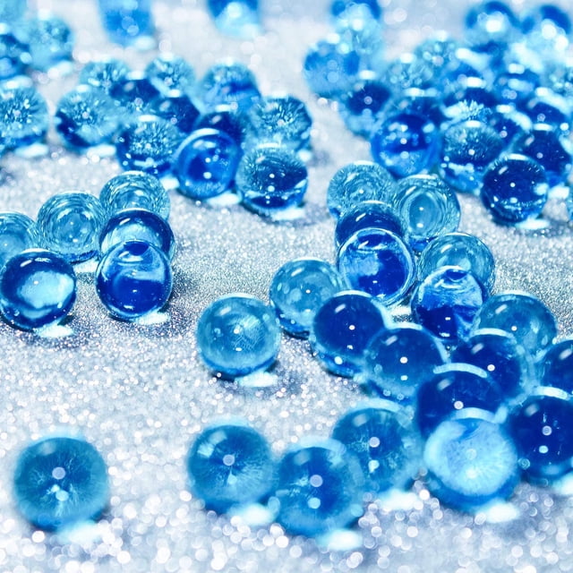 Perlas de agua, 3000 piezas de perlas de relleno de jarrón, piedras preciosas, perlas de gel de agua, perlas de cristal en crecimiento, decoración de centro de mesa de boda Xemadio LKX-0137-2