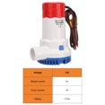 thumbnail image 3 of Bilge Pump for Boat 1500GPH Small Bilge Pump, Lightweight Portable Submersible Boat Bilge Water Pump, Easy to Install, Silent Operation for Ponds Pools RV, 3 of 7