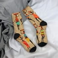 thumbnail image 5 of Pofeuu Dancing African Women Print Crew Socks, Adult Running Hiking Socks for Youth and Adult, 5 of 6