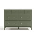 thumbnail image 3 of Storkcraft Horizon 6 Drawer Nursery Double Dresser, Olive, 3 of 13