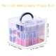 thumbnail image 2 of Kit de hilo dental para bordar Peirich, paquete 201 con caja organizadora de 3 niveles, 2 of 9