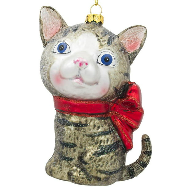 BestPysanky Maine Coon Kitten Glass Christmas Ornament - Walmart.com ...
