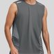 thumbnail image 2 of Camiseta deportiva sin mangas de seda helada para hombre - Camiseta holgada para correr y hacer gimnasia, 2 of 4