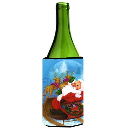 

Christmas Santa Claus Good Night Wine Bottle Can cooler Hugger