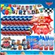 thumbnail image 2 of Decoración de fiesta de cumpleaños de Disney Cars, vajilla de papel de dibujos animados McQueen, taza, plato, servilleta, suministros de fiesta DIY, decoración de Baby Shower para niños, 2 of 4