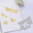 thumbnail image 5 of 4Pcs Dragonfly Butterfly and Sunflower Hot Foil Plate for DIY Foil Paper Embossing Scrapbooking Decor Greeting Cards Making Christmas Wedding Birthday Thanksgiving Invitation, 5 of 7
