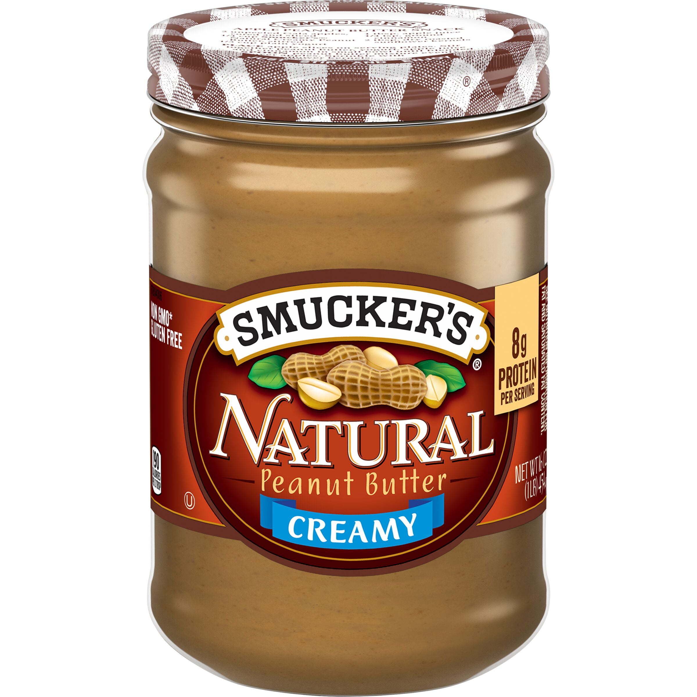 Smucker's Natural Creamy Peanut Butter, 16 ozs