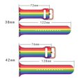 thumbnail image 2 of Band Strap for Apple Watch 42mm 44mm, Silicone Protective Causal Print Pattern Women Men Replacement Wristband Compatible for iWatch Apple Watch Series 6 5 4 3 2 1 SE, 2 of 5