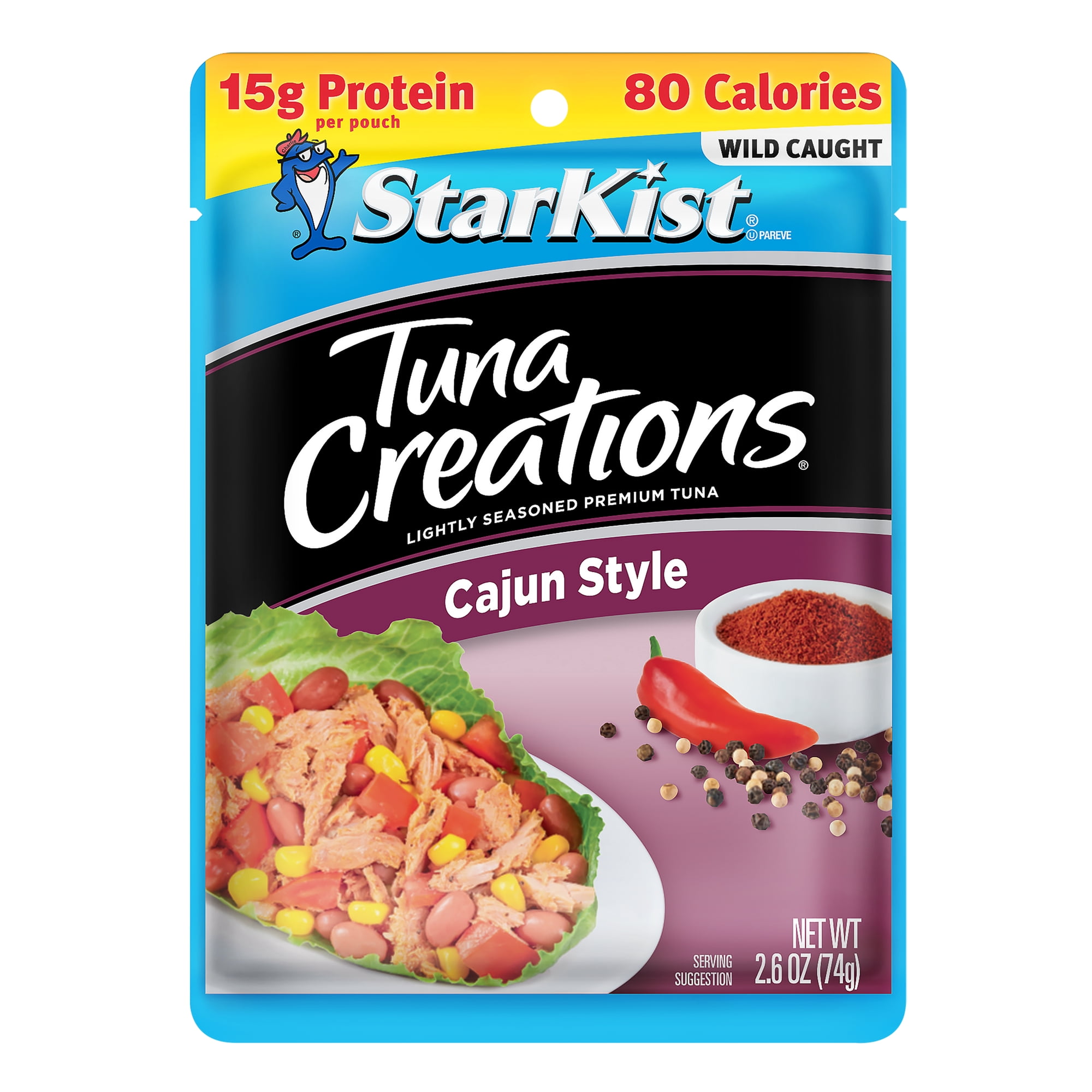 Starkist Tuna Creations Cajun Style, 2.6 oz Pouch